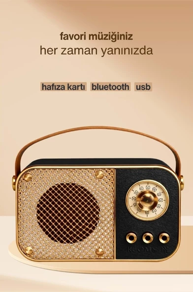 Concord M24 USB/TF Bluetooth Hoparlör Siyah - Resim 3