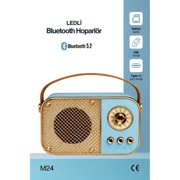 Concord M24 USB/TF Bluetooth Hoparlör - Resim 9