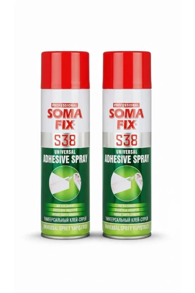 500 ml Genel Amaçlı Tekstil Sünger Yapıştırıcı Sprey S38 2 ADET ürün görseli 1