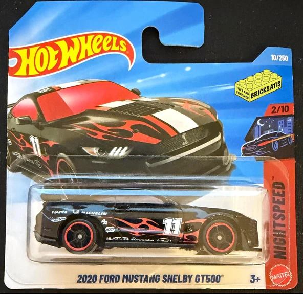 Hot Wheels Tekli Arabalar 2020 Ford Mustang Shelby GT500 JJK68 (NightSpeed) ürün görseli 1