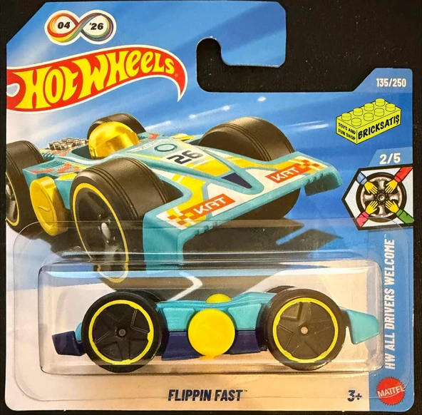 Hot Wheels Tekli Arabalar Flippin Fast JJJ88 (All Drivers Welcome) ürün görseli 1