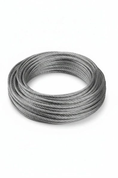 Çelik Halat Galvaniz 8 Mm (20 Metre) ürün görseli 1