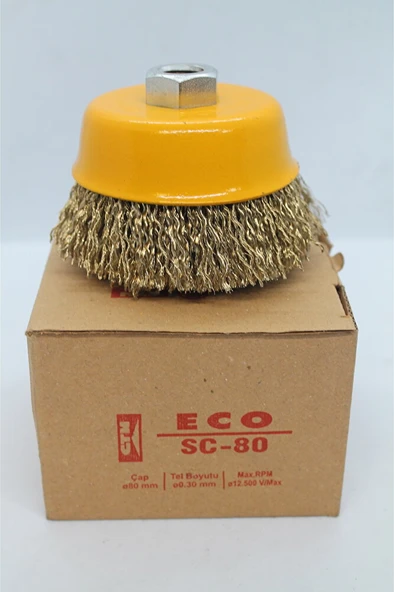 ESC-80 Eko Saçaklı Çanak Fırça - Resim 2
