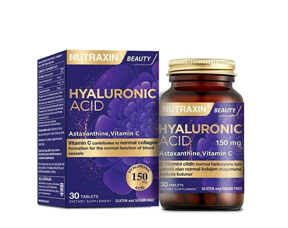 Nutraxin Hyaluronic Acid 30 Tablet ürün görseli 1