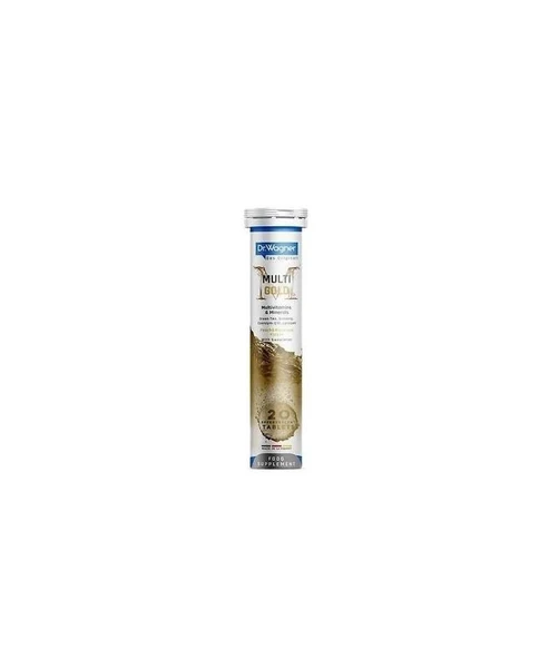 Dr Wagner Multi-Gold Multivitamin+Mineral 20 Efervesan Tablet ürün görseli 1