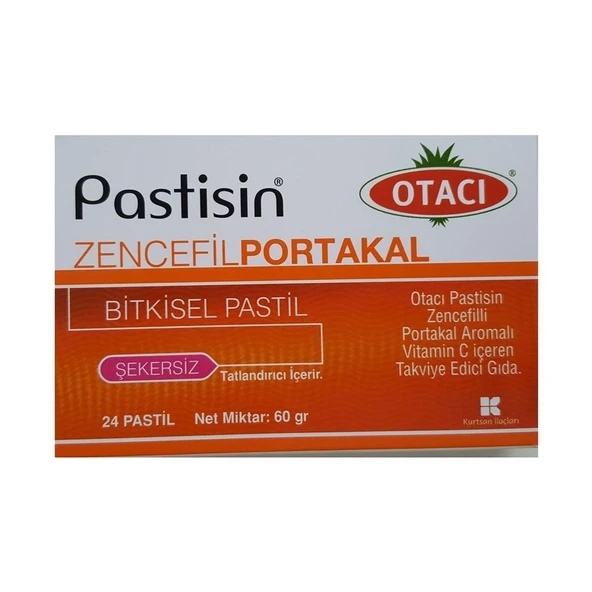 Otacı Pastisin Zencefil Portakal Bitkisel Pastil 24 Adet ürün görseli 1