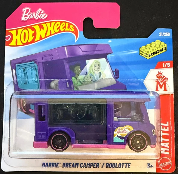 Hot Wheels Tekli Arabalar Barbie' Dream Camper JJK72 (Mattel) ürün görseli 1