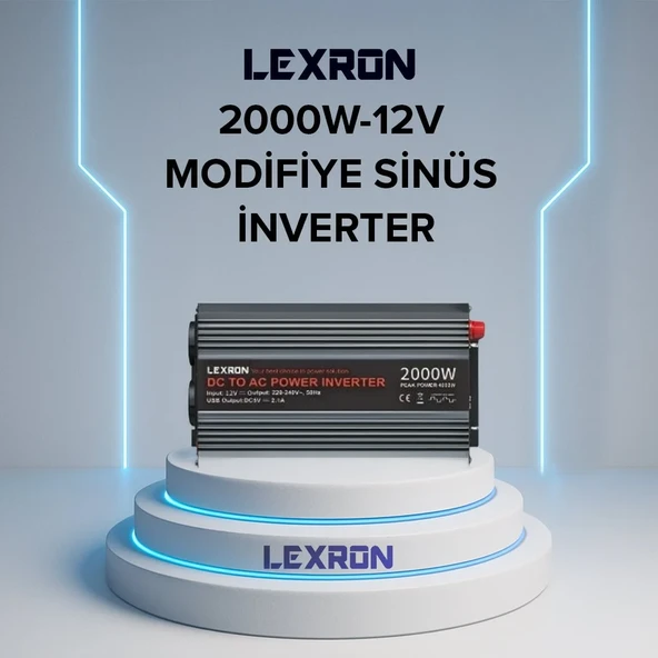 LEXRON 2000W-12V MODİFİYE SİNÜS İNVERTER - Resim 2