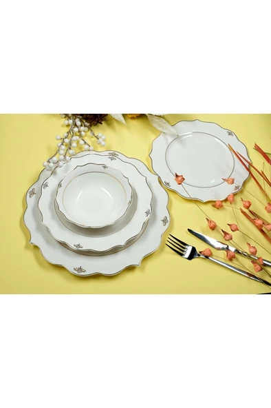 Glazze Elegant 6 Kişilik 24 Parça Yemek Takımı ürün görseli 1