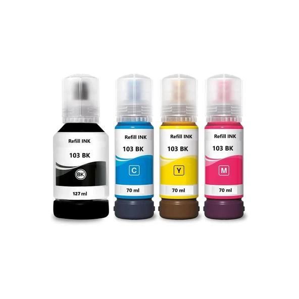 Epson 103 Uyumlu Mürekkep set L3110/L3111/L3150 ürün görseli 1