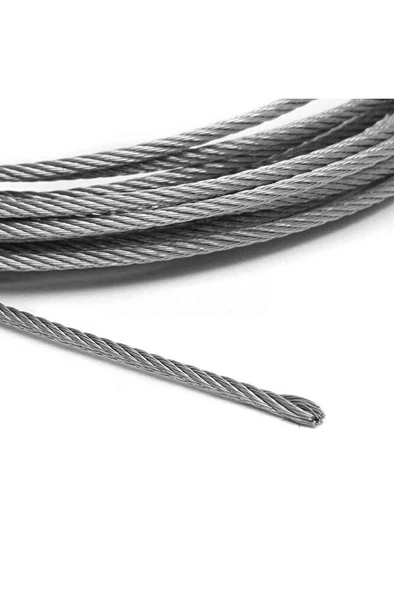Galvaniz Çelik Halat 2 Mm 6x7 90 Metre ürün görseli 1