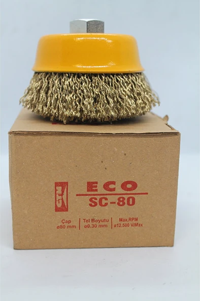 ESC-80 Eko Saçaklı Çanak Fırça - Resim 5