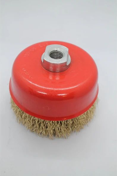 030 SC Saçaklı Çanak Fırça 100mm ürün görseli 1