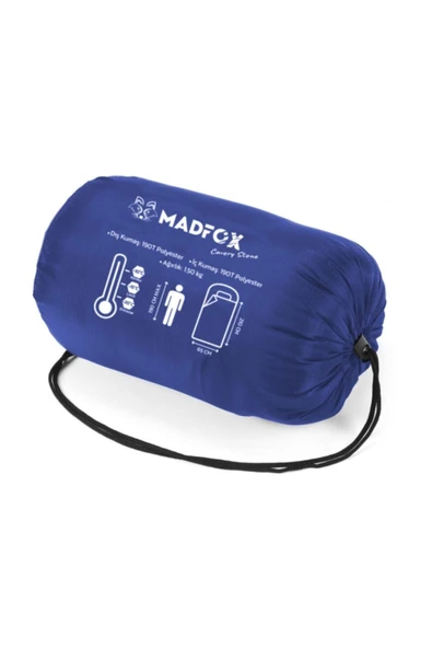 MADFOX Cavery Stone Uyku Tulumu -10°c Mavi - Resim 5