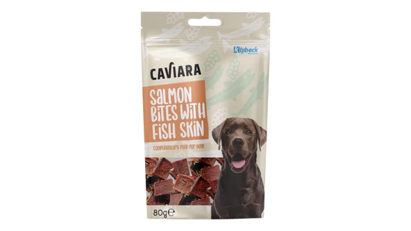Caviara Balık Derisi ve Somonlu Köpek Ödülü 80 Gr ürün görseli 1