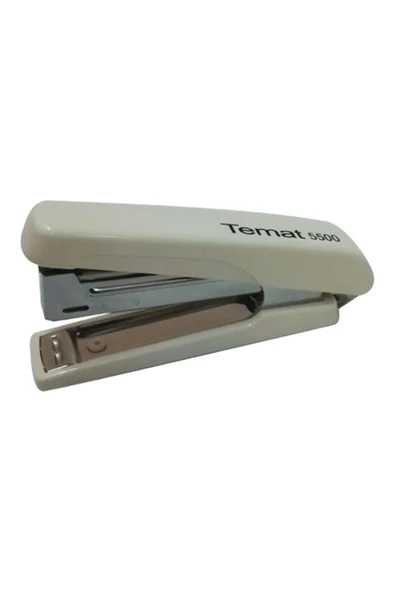 Temat 5500 Küçük Zımba Makinası Mini 20 Sayfa No:10 Bej 11483 ürün görseli 1