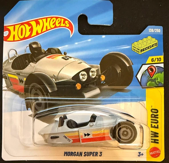 Hot Wheels Tekli Arabalar Morgan Super 3 JJJ91 (Hw Euro) ürün görseli 1