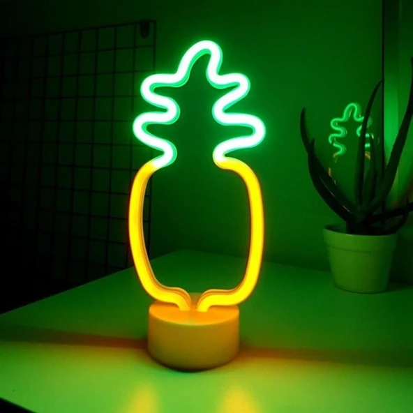 Ananas Çift Renk Işıklı Gece Lambası ürün görseli 1