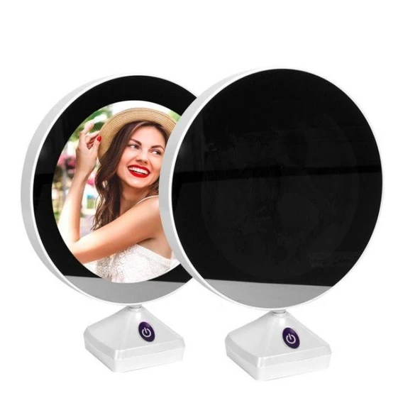 Led Işıklı Ve Fotoğraflı Sihirli Ayna ürün görseli 1