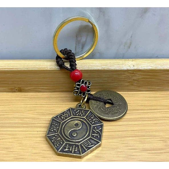 Metal Yin Yang Anahtarlık - Resim 2