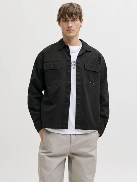 Jack Jones Ben Classıc Fusıon Badge Relax Fit  Erkek Ceket 12293685 ürün görseli 1