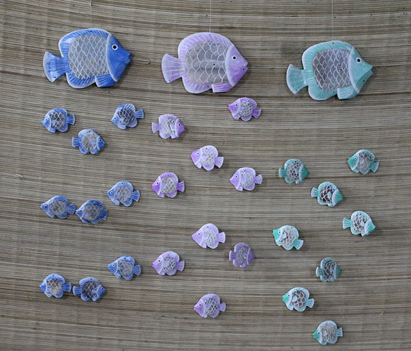 Balıklı Asmalı Rüzgar Çanı ürün görseli 1