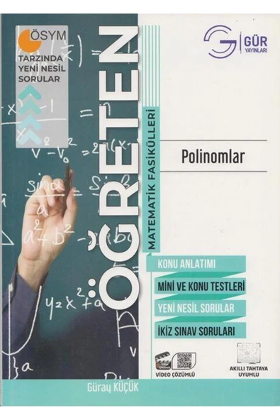 Öğreten Matematik Fasikülleri Polinomlar Konu Anlatımlı Gür Yayınları ürün görseli 1