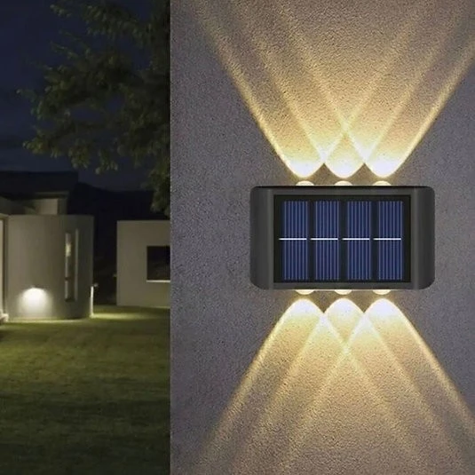Aplik Güneş Enerjili Solar Bahçe Lambası Çift Yönlü ürün görseli 1