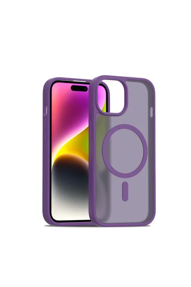 iPhone 14 Jota Magneticsafe Kapak - Derin Mor ürün görseli 1