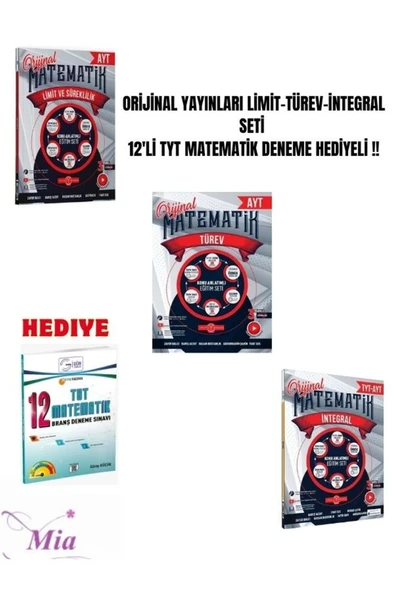 ORİJİNAL YAYINLARI LİMİT TÜREV İNTEGRAL SET ürün görseli 1