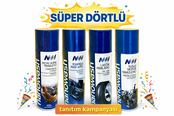 SÜPER AEROSOL DÖRTLÜ (OTOBAKIM SETİ) ürün görseli 1