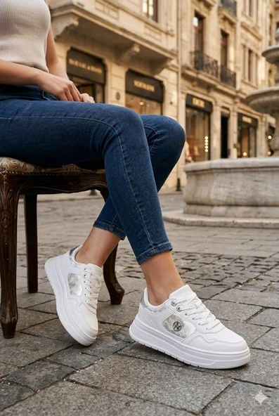 U.S. Polo Assn. Emora 6FX Rahat Orijinal Ürün Sneaker Kadın Ayakkabı ürün görseli 1