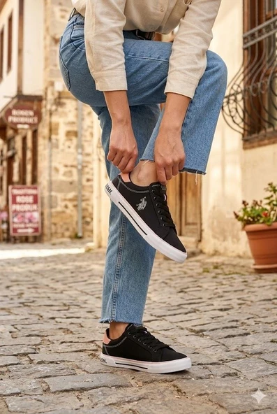 U.S. Polo Assn. Rachel 6FX Keten Orijinal Ürün Sneaker Kadın Ayakkabı ürün görseli 1