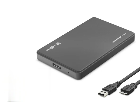 2.5 Sata Hdd/Ssd Harici Disk Kutusu Usb 3.0 Micro-B - Siyah HDX1752S ürün görseli 1
