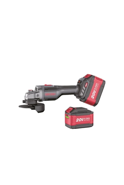 GROGH Kömürsüz Motorlu Akülü Avuç Taşlama Makinesi 20V GRX2055-6 BMC | Devir Ayarlı Şarjlı Avuç Taşlama ürün görseli 1