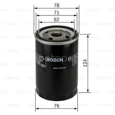 08.1993 BOSCH YAĞ FİLTRESİ filitre ürün görseli 1