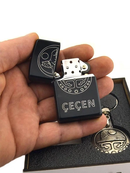 Çeçen Bayrak Figürlü Benzinli Çakmak - Resim 5
