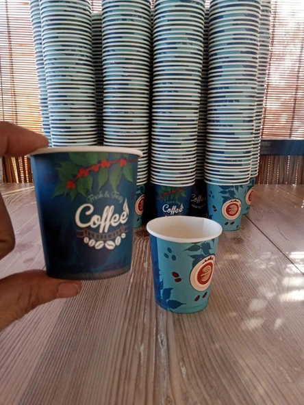 Karton bardak 6,5 oz orta boy. 1000 adet - Resim 2