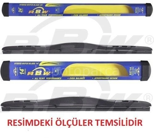 PEUGEOT 406 Break [D8; D9] 10.96-06.04 600 / 550 mm. RBW Hybrid Silecek Seti. U Kanca Uyumlu Hibrit ürün görseli 1