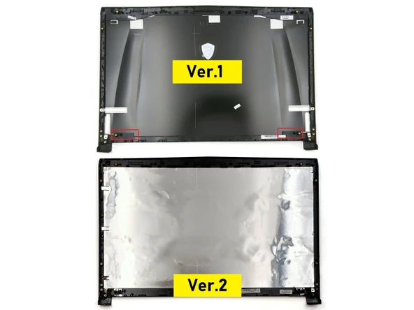 MSI PE72 7RD-877XTR Lcd Cover Kapak Siyah V2 ürün görseli 1