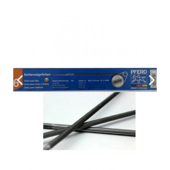 Atlı Pferd Eğe 3/16 4.8mm (ORTA EĞE) Not: 3 Adet Fiyatıdır Orijinal Germany Üretimidir ürün görseli 1