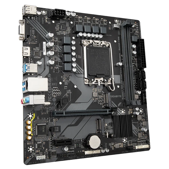 GIGABYTE B760M H DDR4 M.2 HDMI MATX 1700P - Resim 3