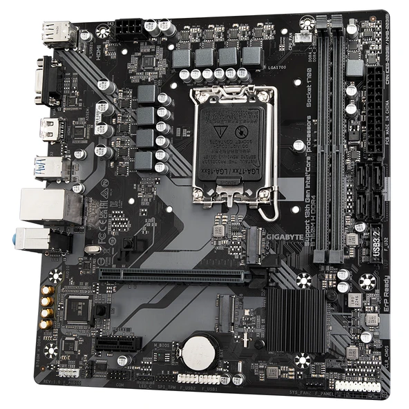 GIGABYTE B760M H DDR4 M.2 HDMI MATX 1700P - Resim 2