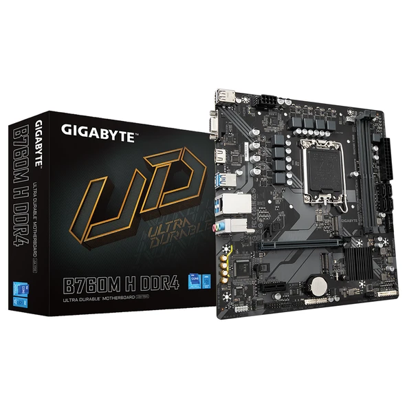 GIGABYTE B760M H DDR4 M.2 HDMI MATX 1700P - Resim 4