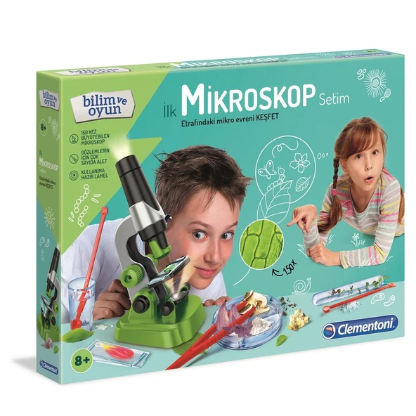 64963 İlk Mikroskop Setim - Bilim ve Oyun +8 yaş ürün görseli 1