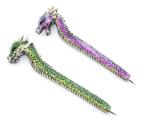 Dragonlu Polyester Tükenmez Kalem ürün görseli 1