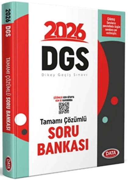 2026 DGS Tamamı Çözümlü Soru Bankası Data Yayınları ürün görseli 1