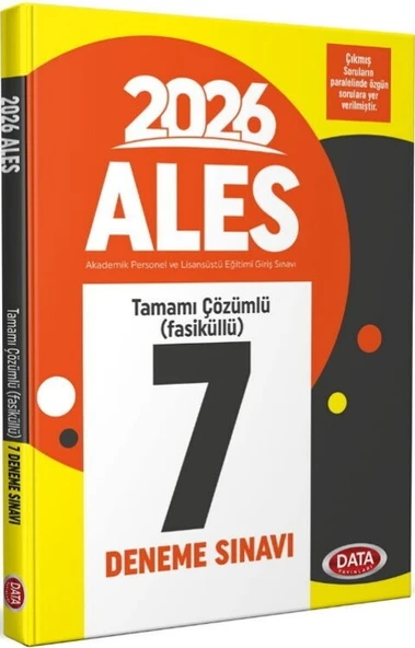 2026 ALES 7 Deneme Data Yayınları ürün görseli 1