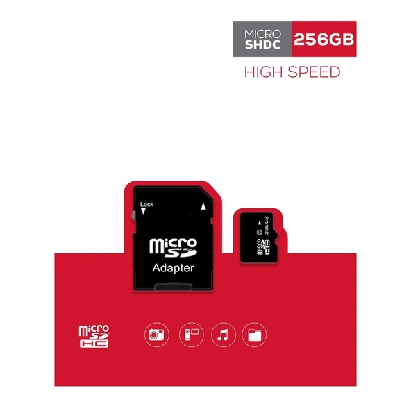 Micro SD Hafıza Kartı 256GB ürün görseli 1