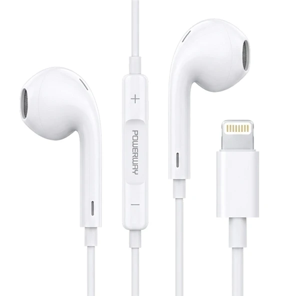 Powerway Earton Iphone Lightning Konnektörlü Stereo Kulaklık ürün görseli 1